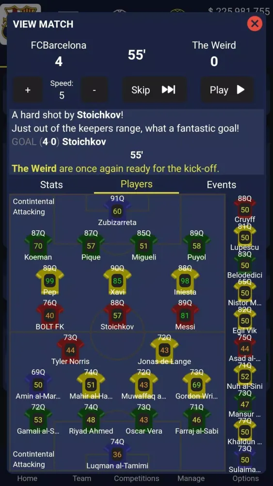 Manager League Football應用截圖