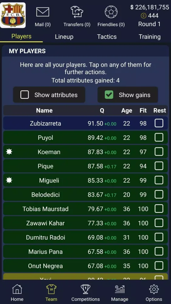 Manager League Football應用截圖