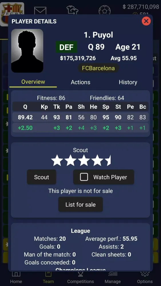 Manager League Football應用截圖
