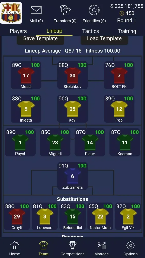 Manager League Football應用截圖