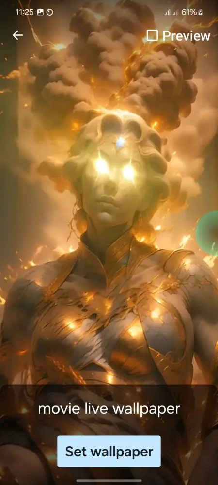 Captures d'écran de AI Video wallpaper Engine