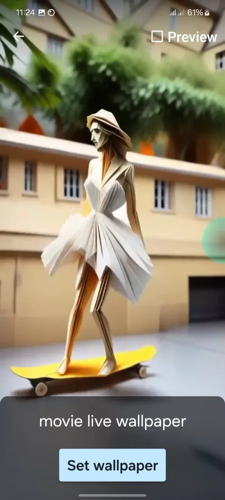 Captures d'écran de AI Video wallpaper Engine