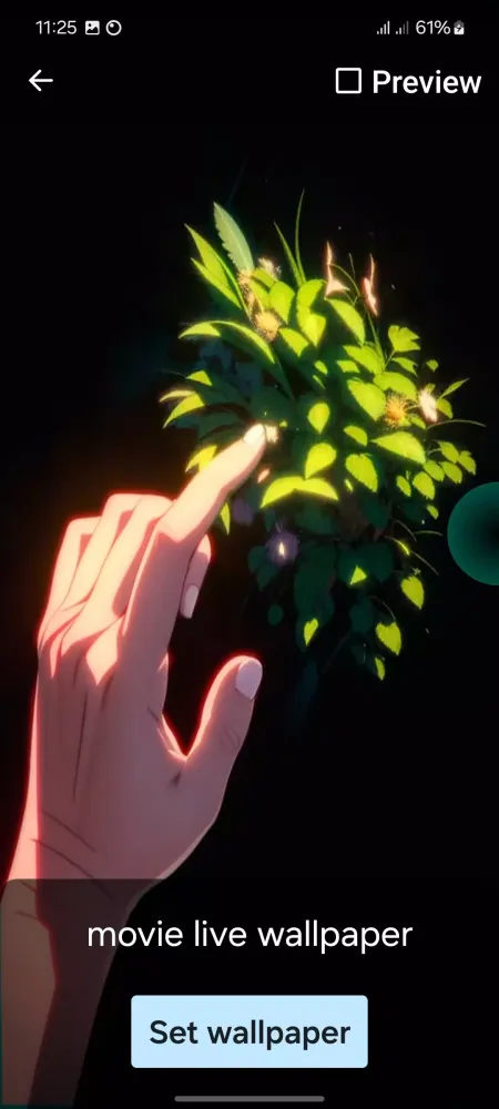 Captures d'écran de AI Video wallpaper Engine