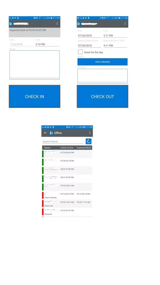 Скриншоты CheckOut 365