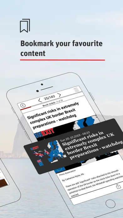 Zrzuty ekranu Gibraltar Chronicle Newspaper