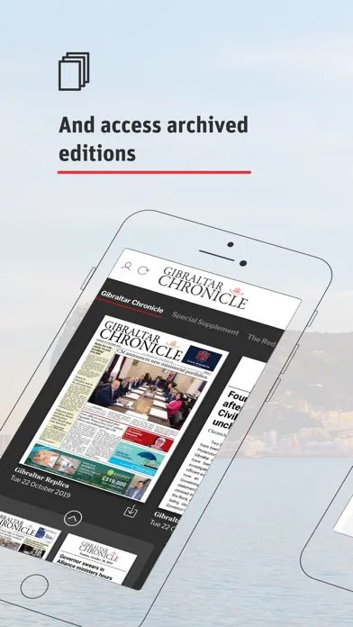 Zrzuty ekranu Gibraltar Chronicle Newspaper