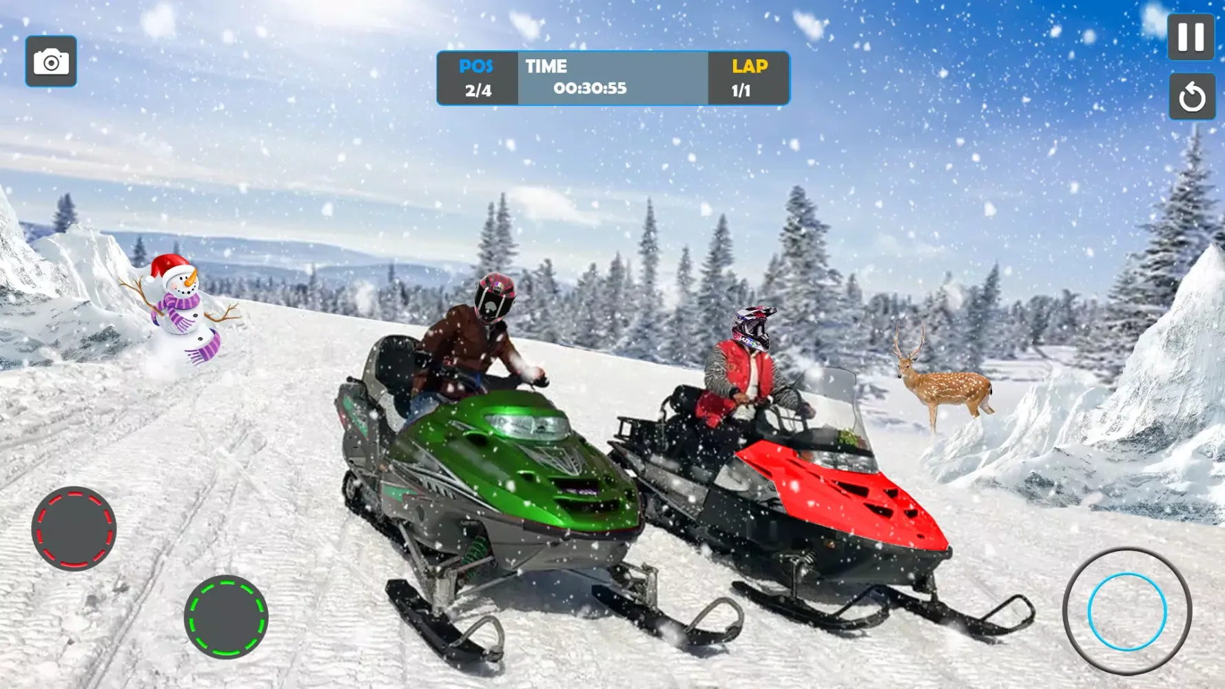 Скриншоты Snowcross Game
