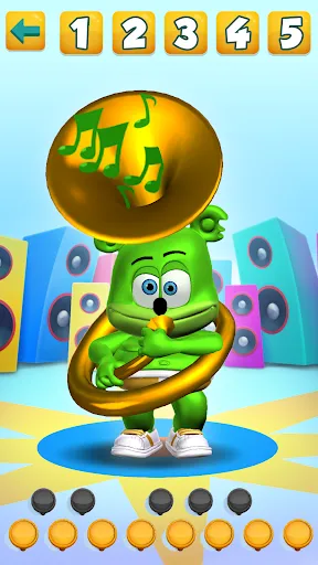 Talking Gummy Bear Kids Games スクリーンショット