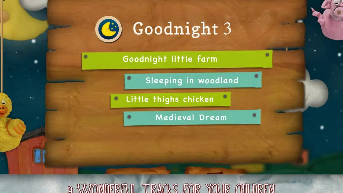 Goodnight 3 - Lullabies & Free Music for Children (Clay Farm edition) স্ক্রিনশট
