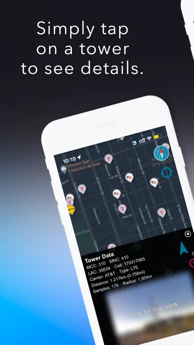 Cell Network Finder and Radar スクリーンショット