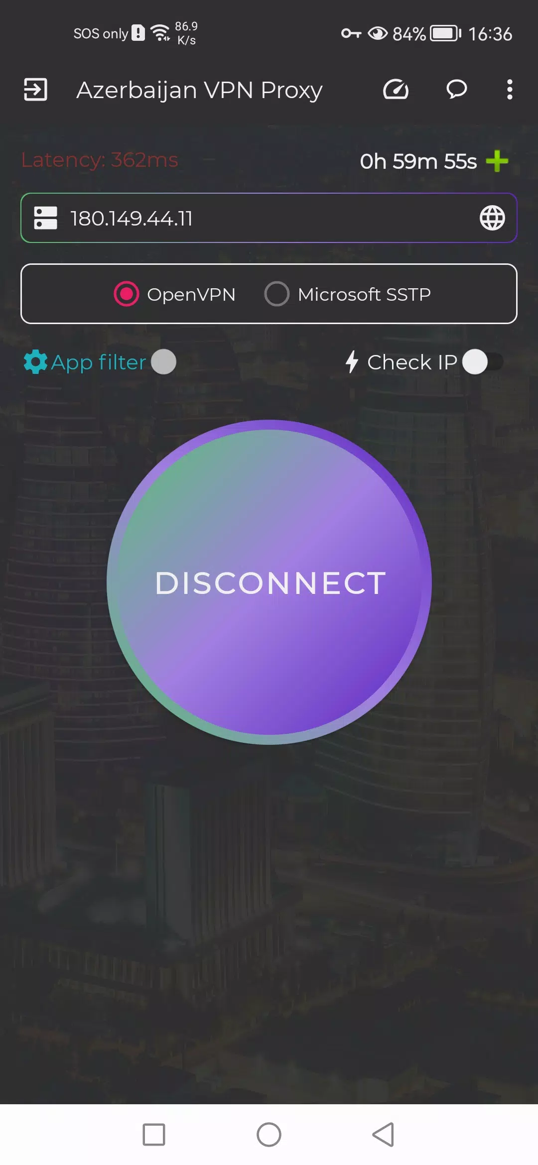 Azerbaijan VPN - AZ VPN Screenshots3