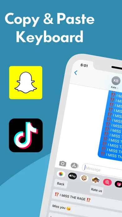 Paste Keyboard: Auto Text স্ক্রিনশট