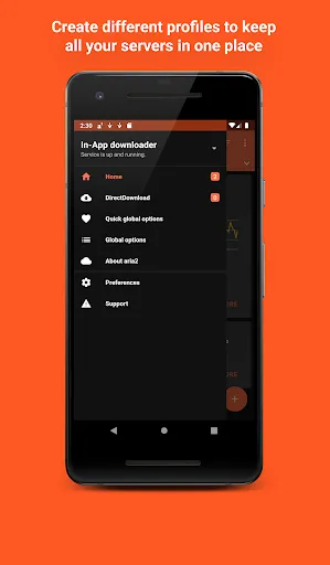 Aria2App (open source) Screenshots