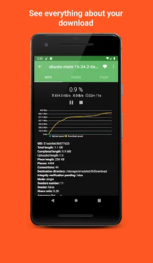Aria2App (open source) Screenshots