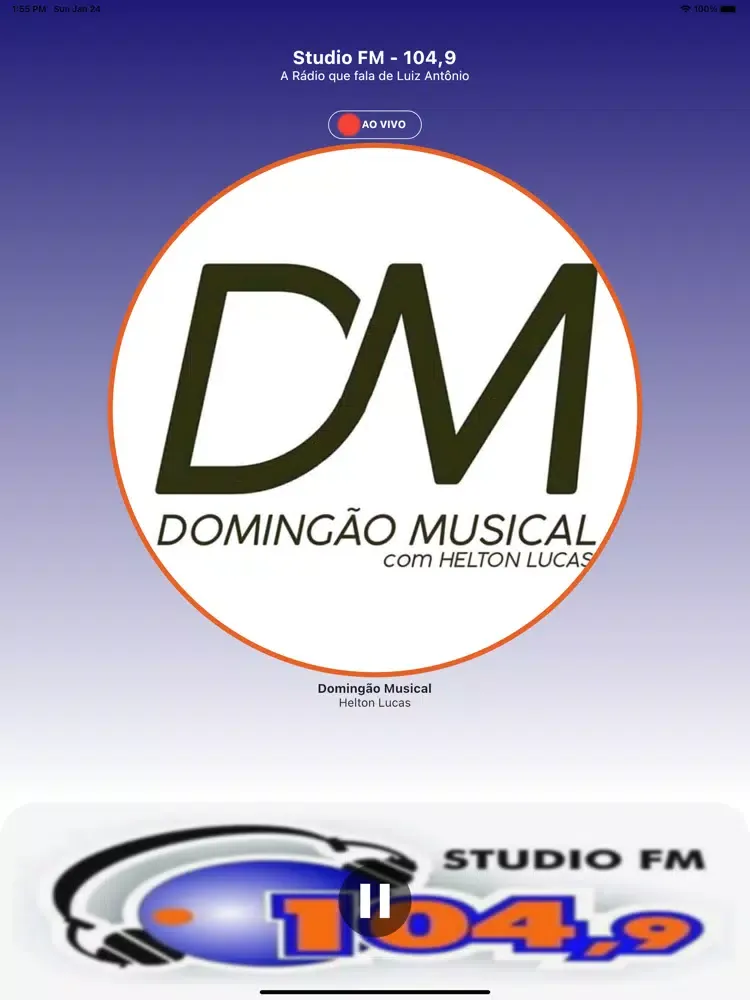 Studio FM - Luiz Antônio iPad  Screenshots