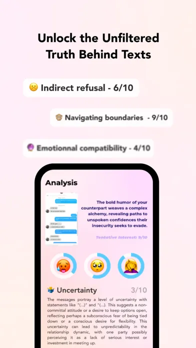 Capturas de pantalla de wdym - convo analyzer