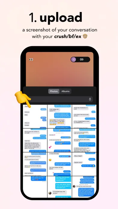Capturas de pantalla de wdym - convo analyzer