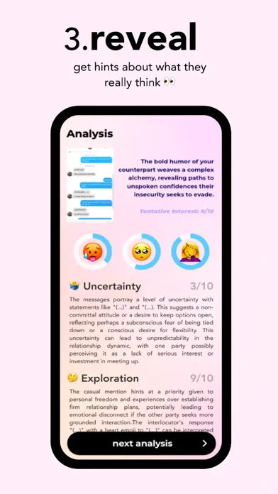 Capturas de pantalla de wdym - convo analyzer