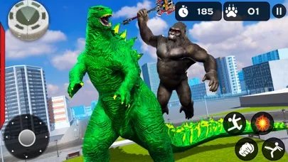 Tangkapan skrin Gorilla Kong Vs Kaiju Rampage