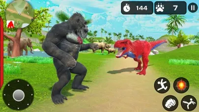 Tangkapan skrin Gorilla Kong Vs Kaiju Rampage