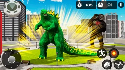 Tangkapan skrin Gorilla Kong Vs Kaiju Rampage