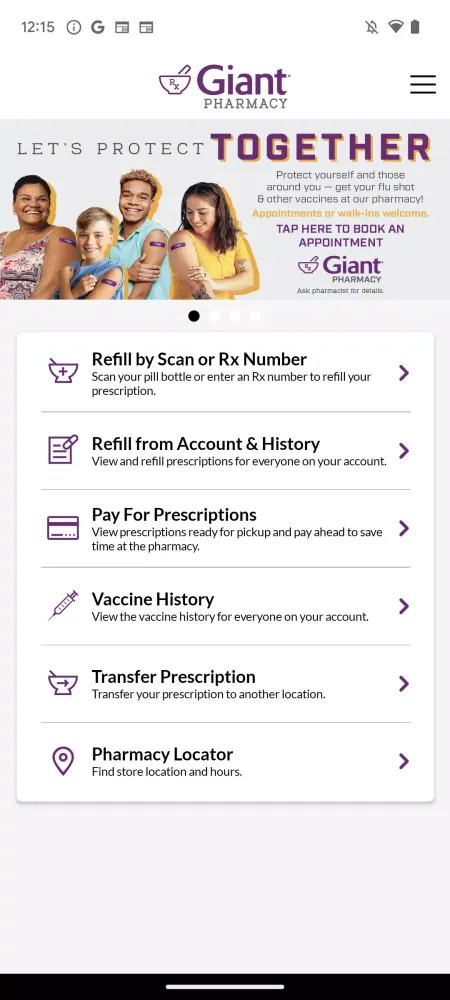 Giant Food Rx سکرین شاٹس