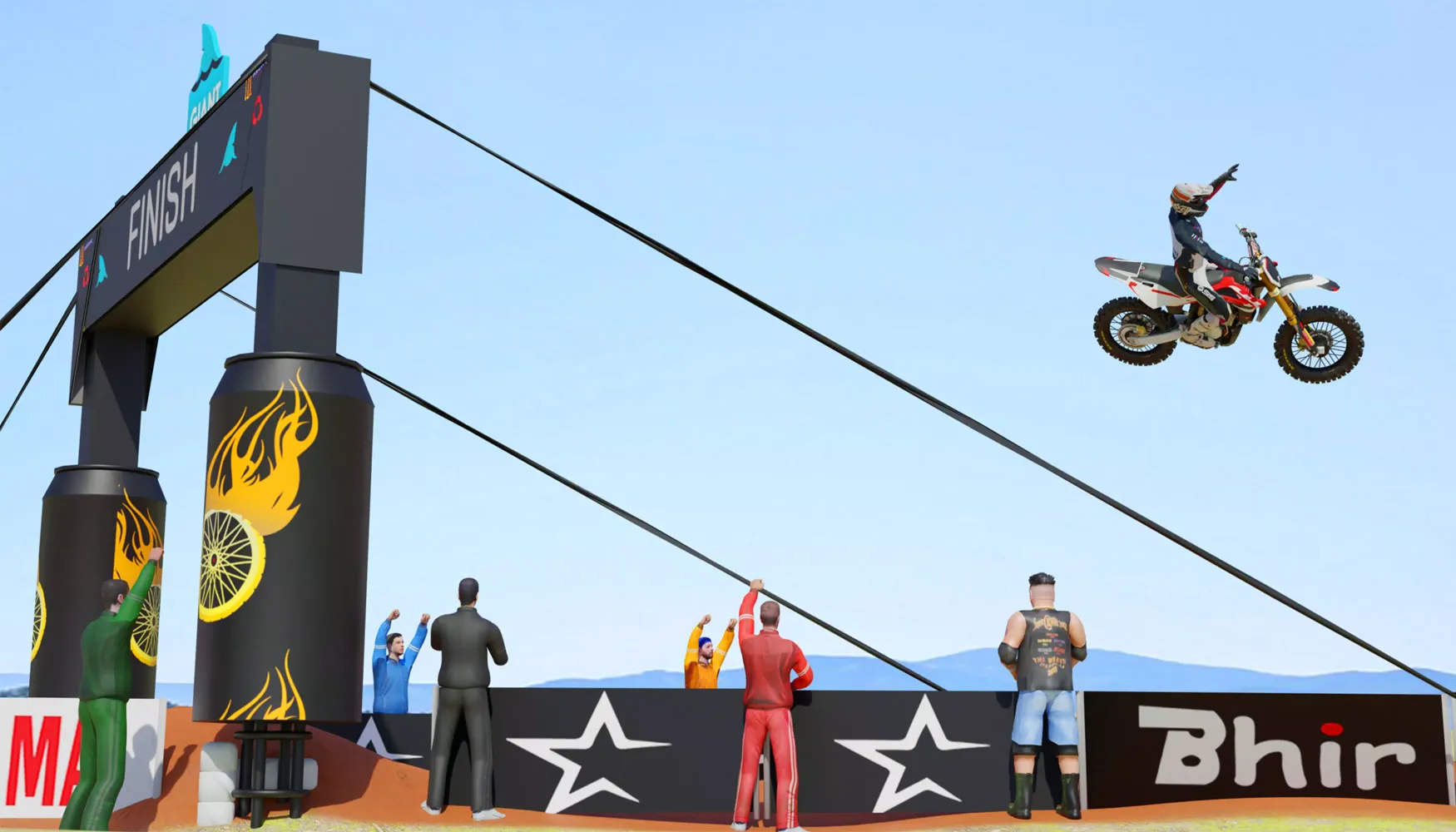 Capturas de pantalla de MX摩托车：越野