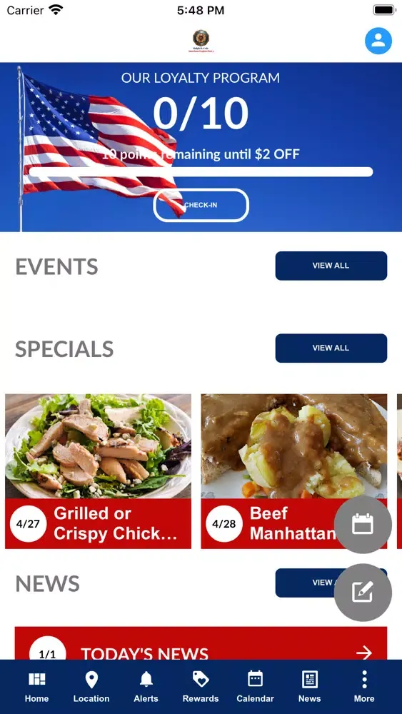 Tangkapan layar American Legion Post 3
