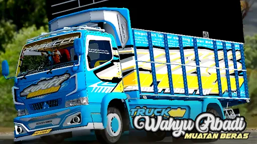 Capturas de pantalla de Mod Bussid Truk Wahyu Abadi 02