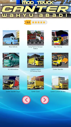 Capturas de pantalla de Mod Bussid Truk Wahyu Abadi 02