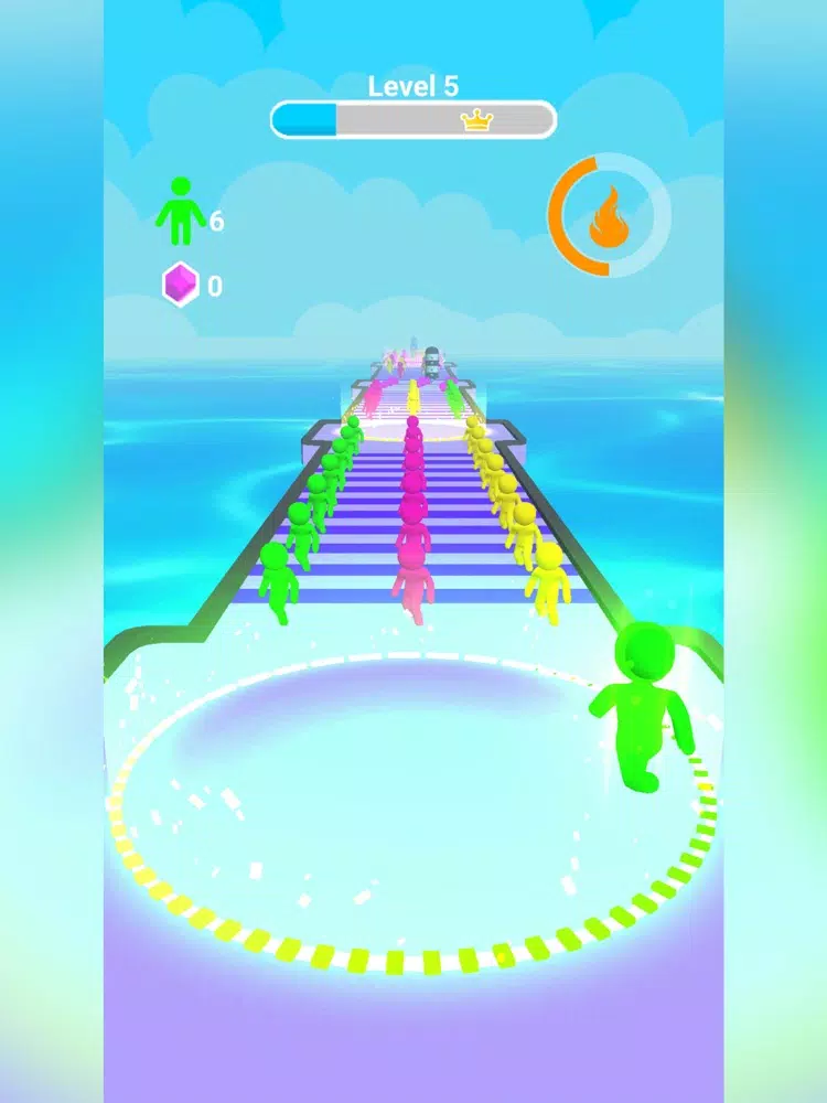 Скриншоты Giant Runner crowd switch 3D iPad 