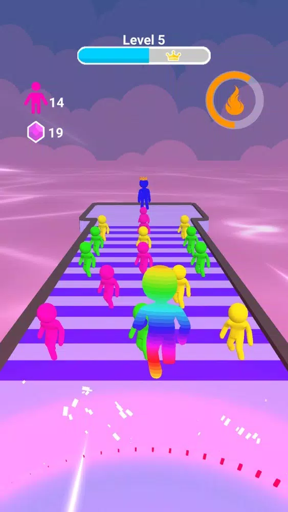 Скриншоты Giant Runner crowd switch 3D