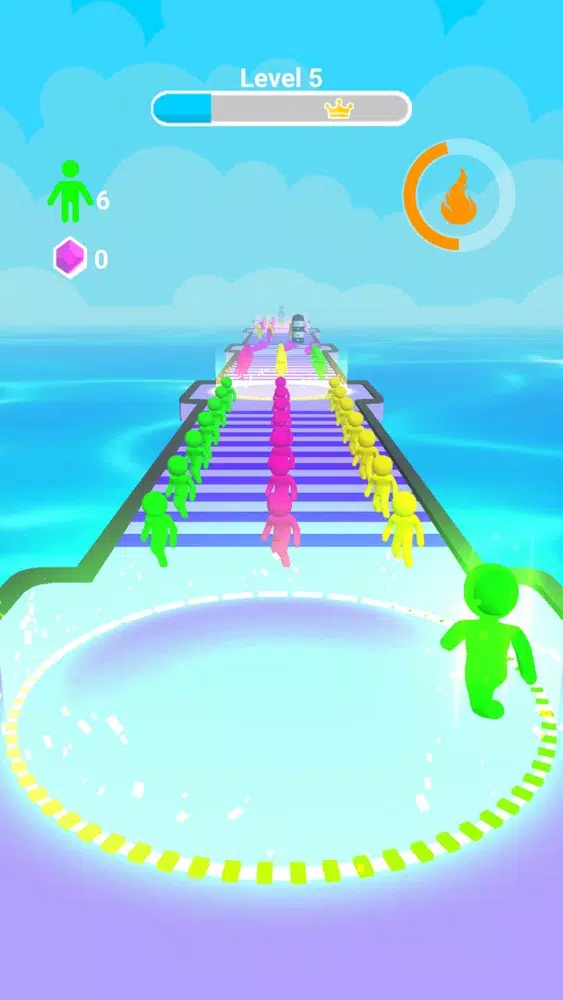 Скриншоты Giant Runner crowd switch 3D