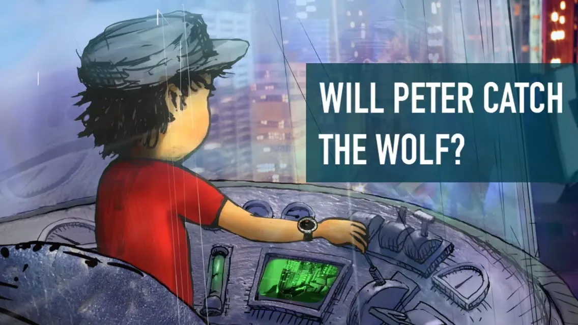 Zrzuty ekranu Peter and the Wolf in Hollywood - Moviebook