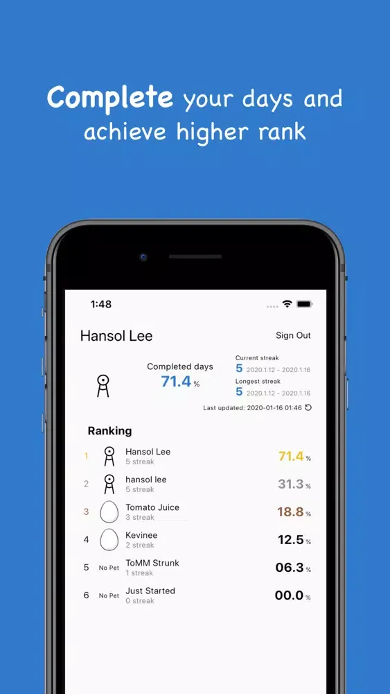 Capturas de pantalla de Blue Diary - daily tasks, memo