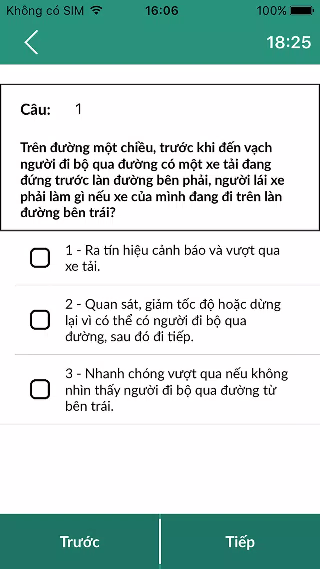 Zrzuty ekranu Thi thử bằng lái xe 100% đỗ