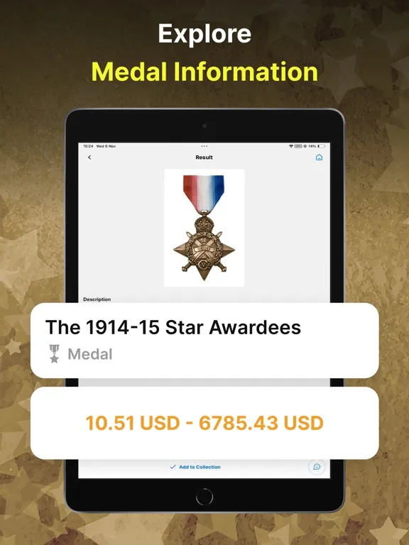 Medal Identifier by Picture iPad  سکرین شاٹس