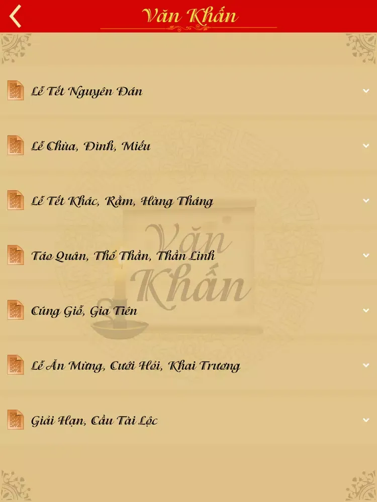 Văn Khấn iPad  سکرین شاٹس