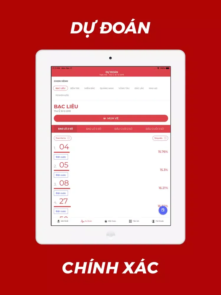 Xổ số: kết quả & dự đoán iPad  Screenshots