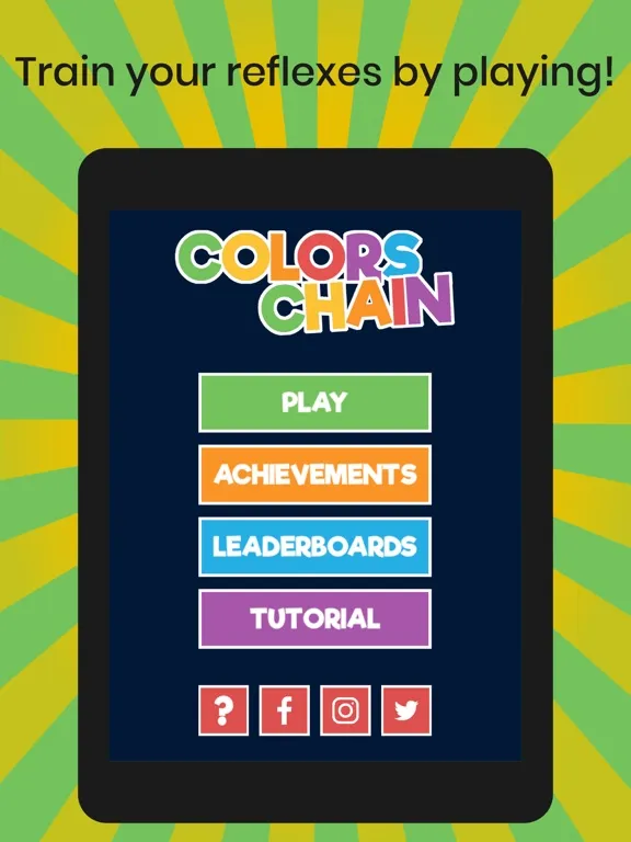 Tangkapan skrin Colors Chain iPad 