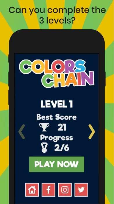 Tangkapan skrin Colors Chain