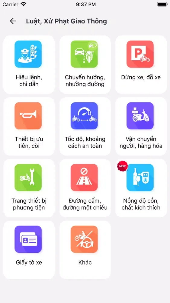 600 Câu hỏi Ôn thi GPLX应用截图