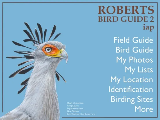 Zrzuty ekranu Roberts Bird Guide 2 iap iPad 