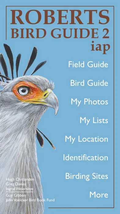 Zrzuty ekranu Roberts Bird Guide 2 iap