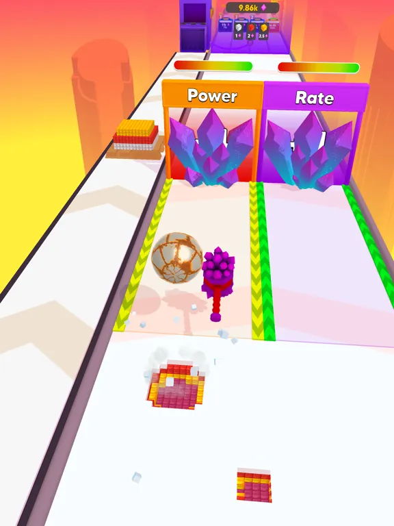 Hopping Balls Run iPad  Screenshots