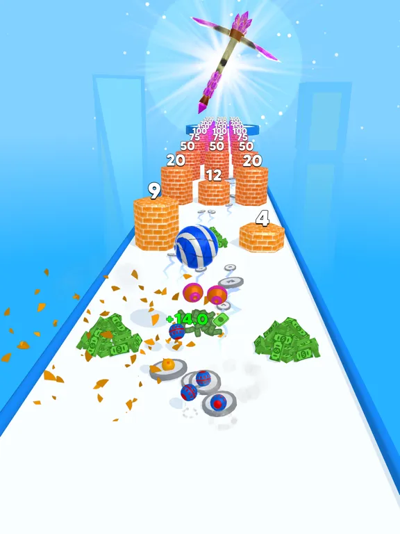 Hopping Balls Run iPad  Screenshots