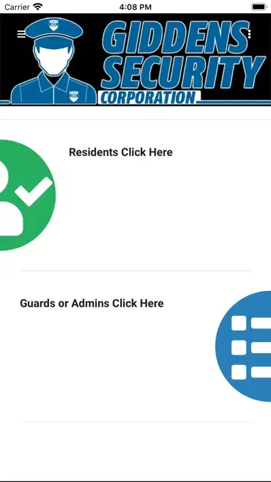 Ảnh chụp màn hình của Giddens Gate Access