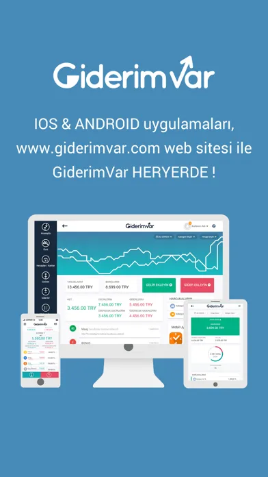 GiderimVar - Gelir Gider Takip স্ক্রিনশট