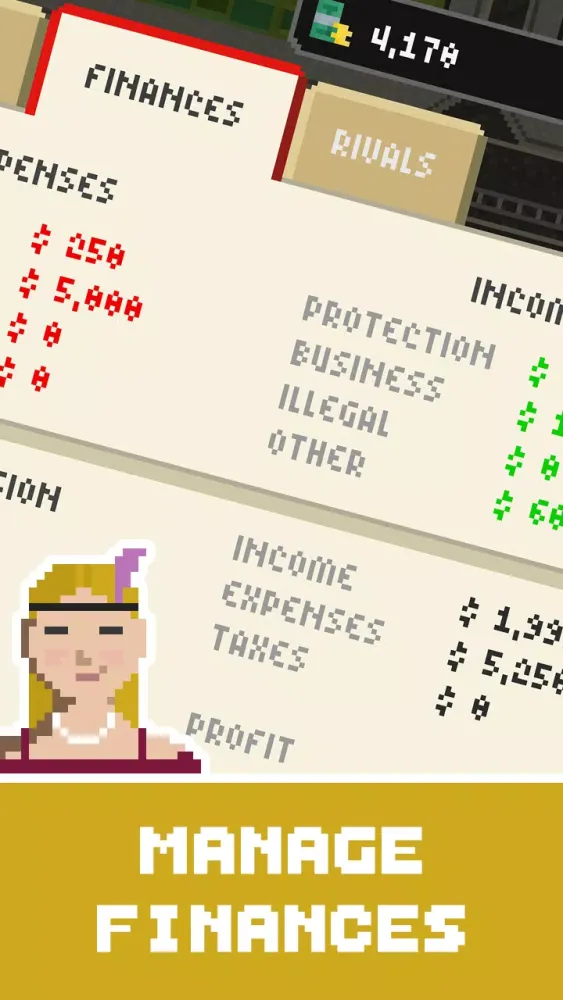 Tangkapan skrin Pixel Gangsters