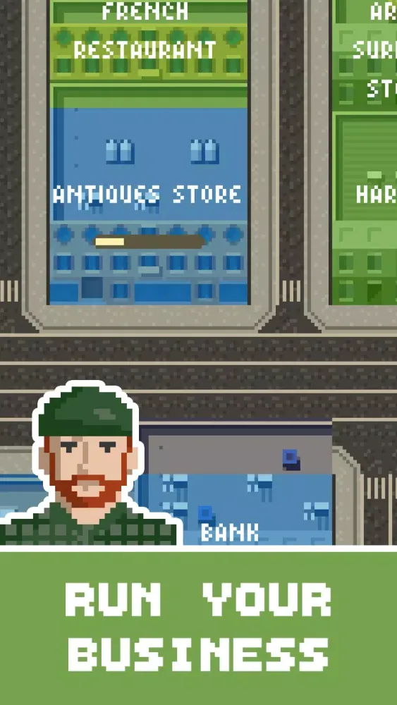 Tangkapan skrin Pixel Gangsters